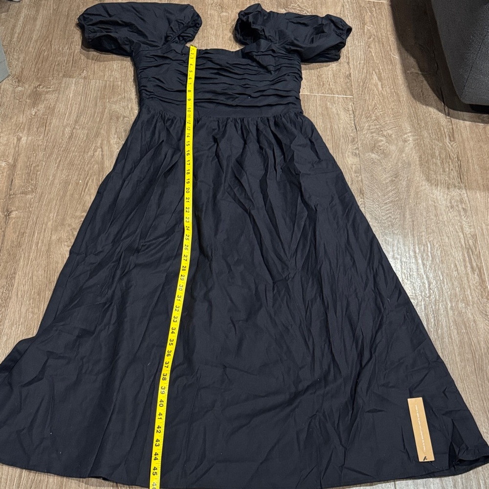 Reformation Rachelle Black Dress